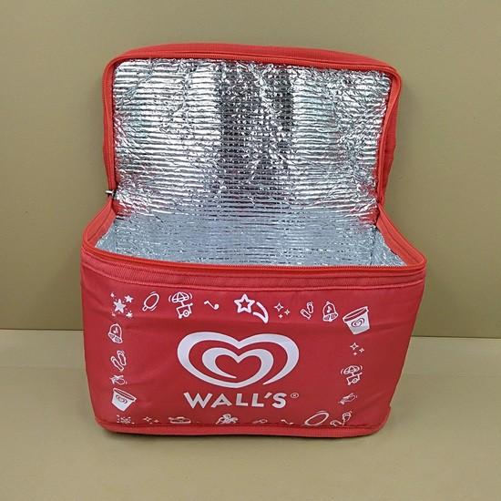 Túi giữ nhiệt vải dù Wall đỏ và Nestle xanh