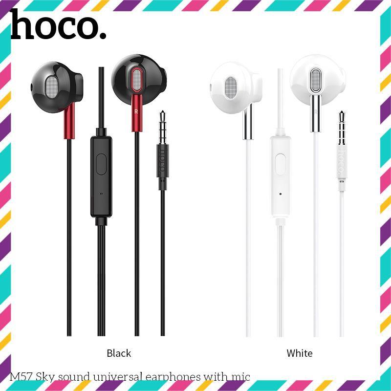 Tai nghe nhét tai hoco. M57 thiết kế thể thao kèm micro tiện dụng cổng 3.5mm dài 1.2m