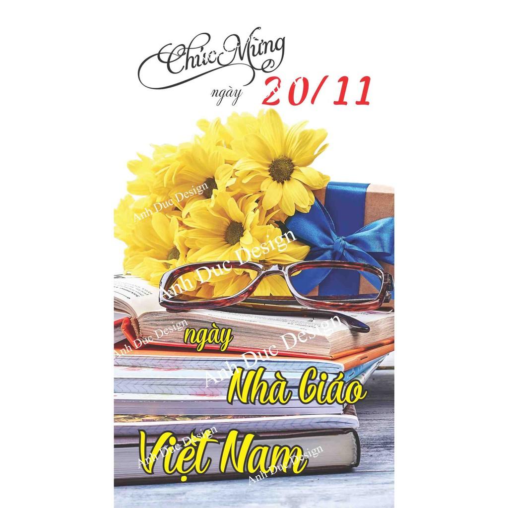 Thiệp chú mừng ngày Nhà giáo Việt Nam 20 tháng 11
