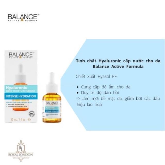 Serum Cấp Nước Dưỡng Ẩm Balance Active Formula /Hyaluronic Deep Moisturizing 30ml