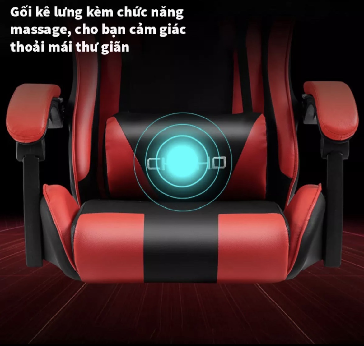 Ghế Gaming CHAHO (Trắng Đen) - Hàng Nhập Khẩu Chính Hãng - Mẫu Mới Nhất