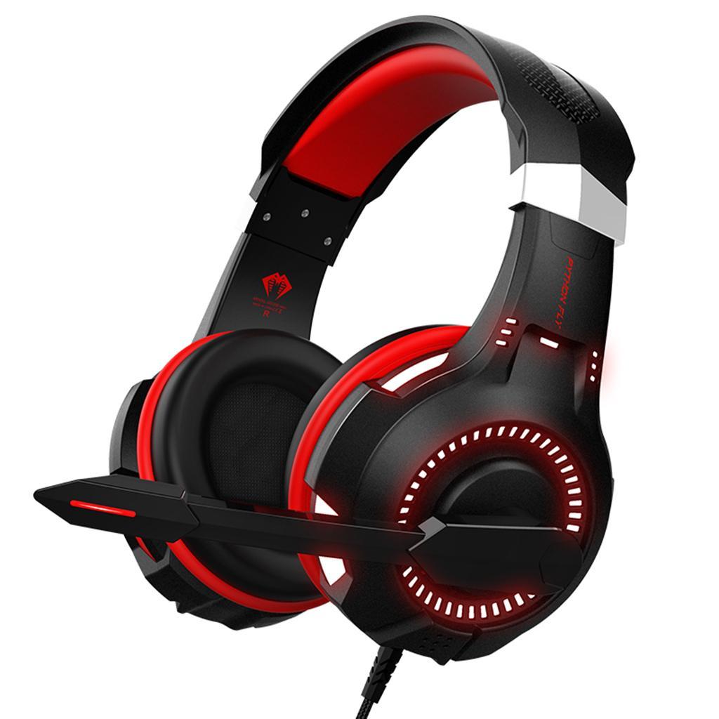 Blesiya Over Ear Gaming Headset with MIC Earpiece 3.5mm Interface
