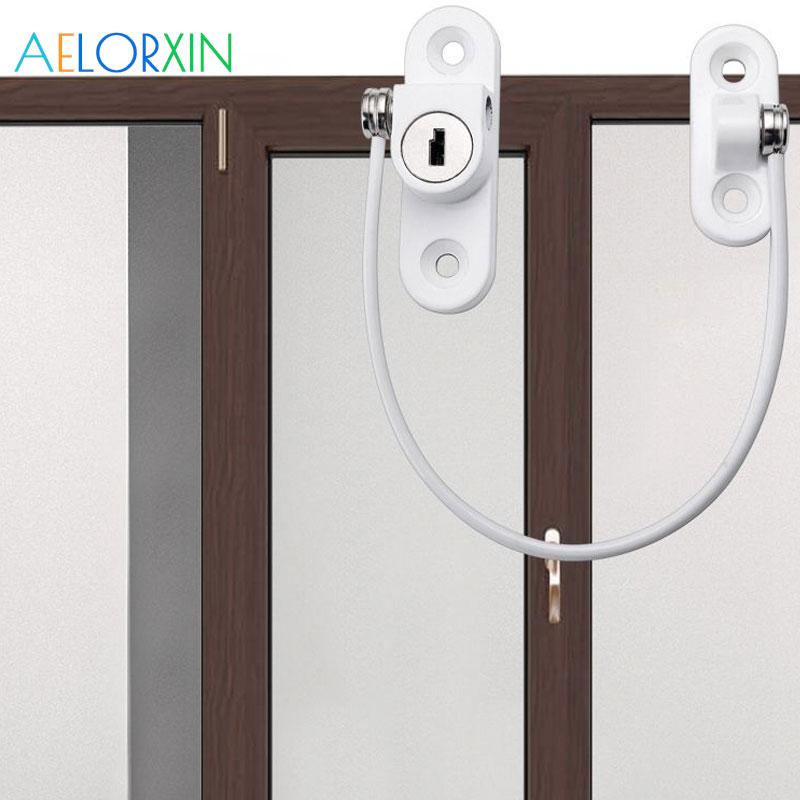 4 Cái/lốc Bảo Vệ Trẻ Em Cửa Sổ Restrictors Limiter Bảo Mật An Toàn Cho Bé Thép Không Gỉ Chống Trộm Ngăn Ngừa Trẻ Em Rơi