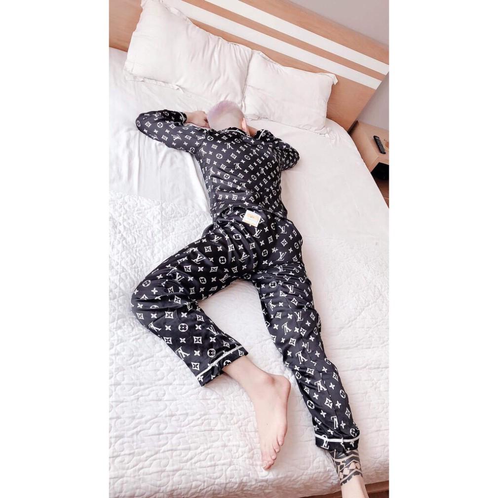 Giảm 20k đơn 150k Bộ Pijama Dài Tay - Sợi Tơ Sữa Cao Cấp Mềm, Mịn - Phong Cách Hàn Quốc Năm 2020