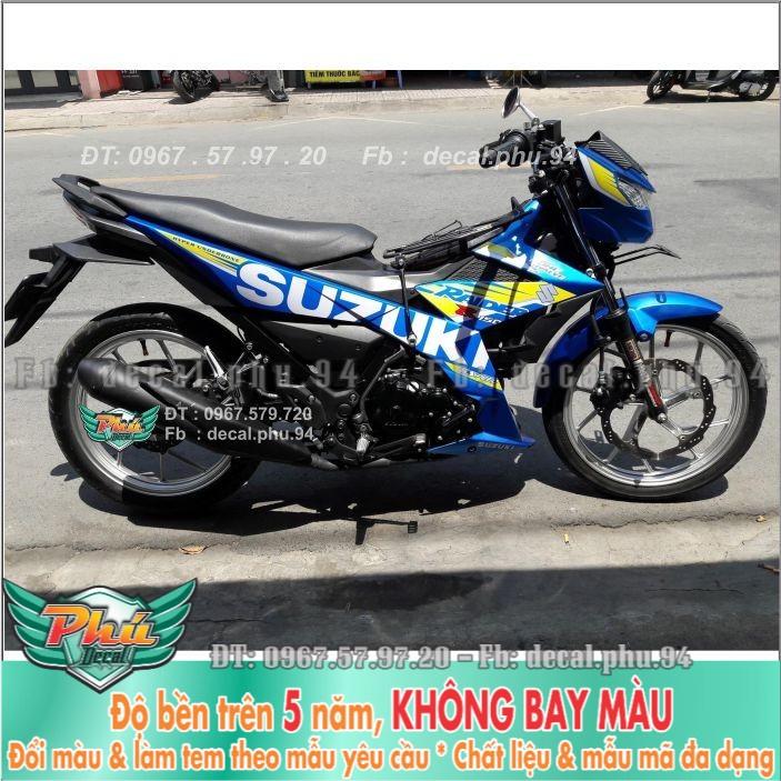 Tem rời Raider Xanh tráng  -1