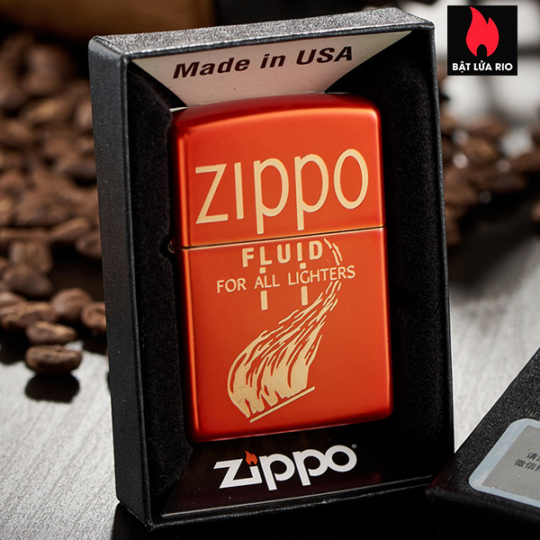 Bật Lửa Zippo 49586 – Zippo Retro Design Metallic Red