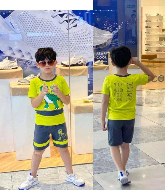 BỘ THUN COTTON 4C BÉ TRAI SIZE ĐẠI- Đồ bộ trẻ em
