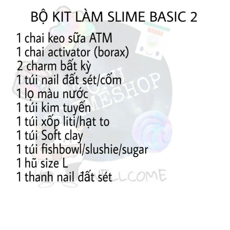 Bộ KIT Làm Slime Basic giá rẻ