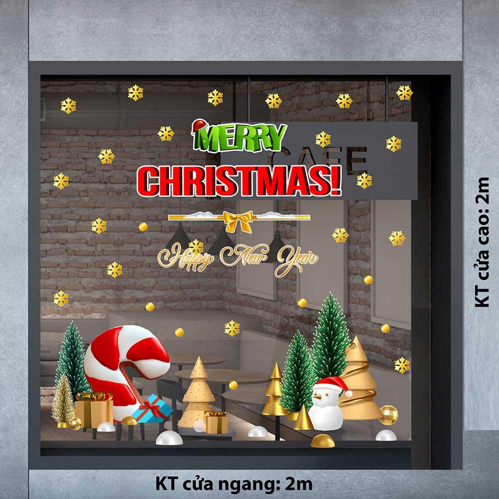 DECAL TRANG TRÍ GIÁNG SINH NOEL SỐ 122