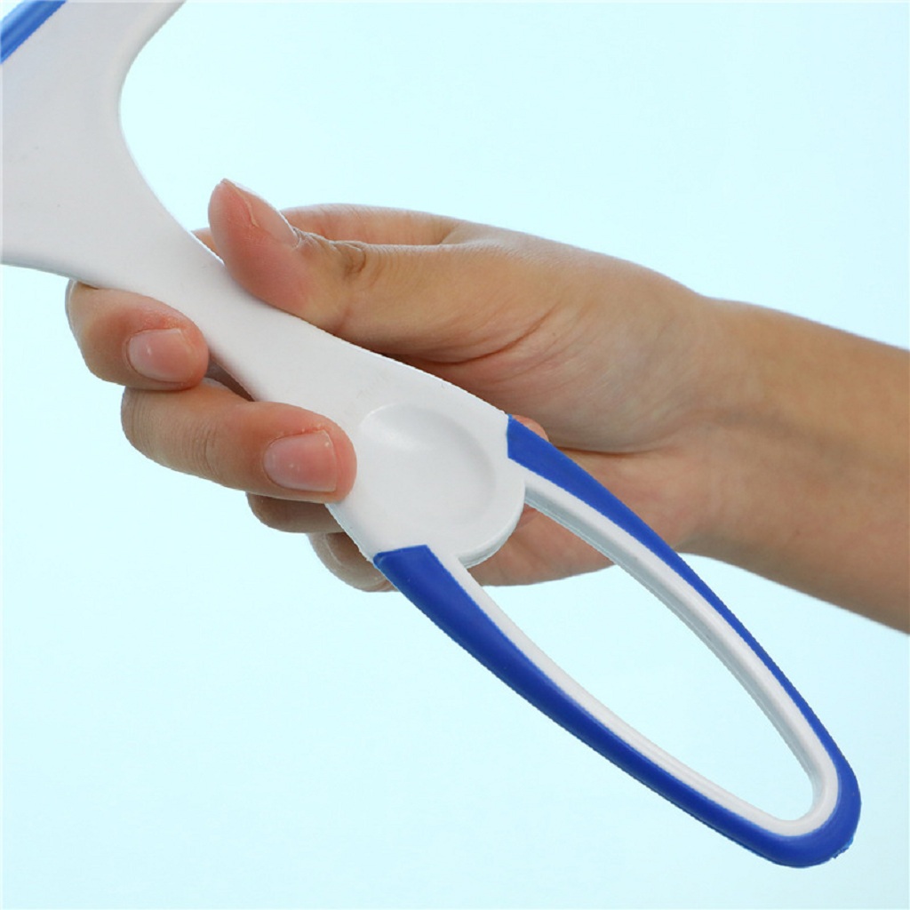 Cây gạt kính, gạt nước mini bằng cao su mềm có tay cầm và lỗ treo tiện dụng, siêu bền và chắc chắn lưỡi 25cm