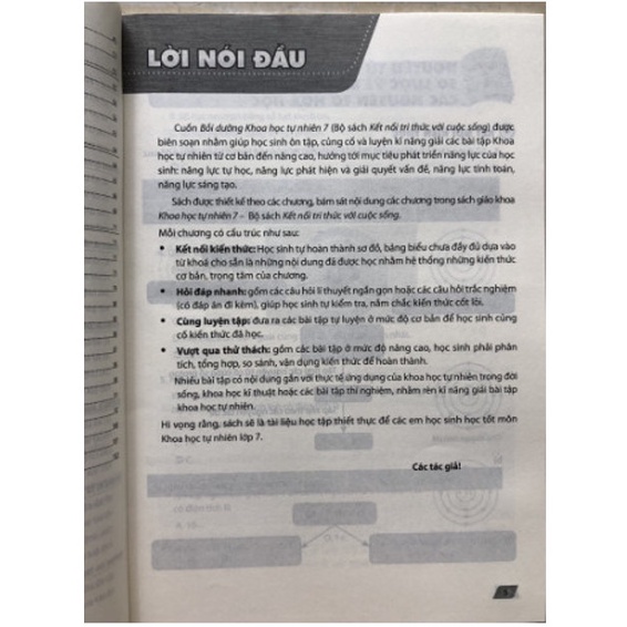 Sách - Bồi Dưỡng Khoa Học Tự Nhiên 7 ( Bộ sách Kết Nối ) - GD