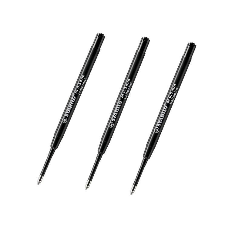 Ruột bút bi STABILO Ballpoint Refill COM4BR (Xanh, Đỏ, Đen