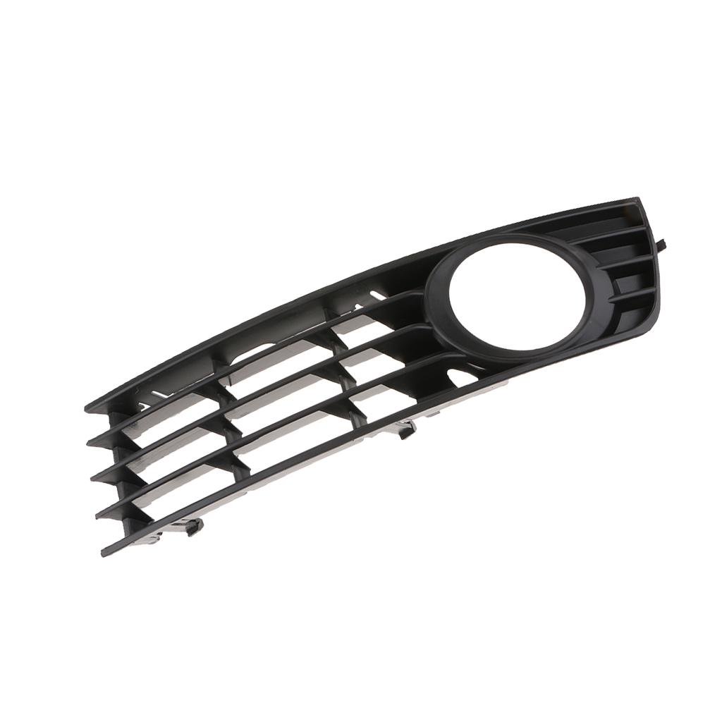 Front Bumper Lower Fog Light Lamp Left Side Grilles For AUDI A4 S4 B6 01-05