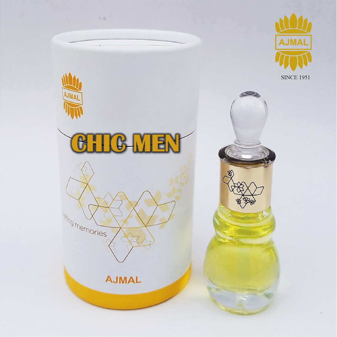 Tinh Dầu Nước Hoa Ajmal Dubai Chic Men Chính Hãng - ANGEL CONCENTRATED PARFUME 12ml