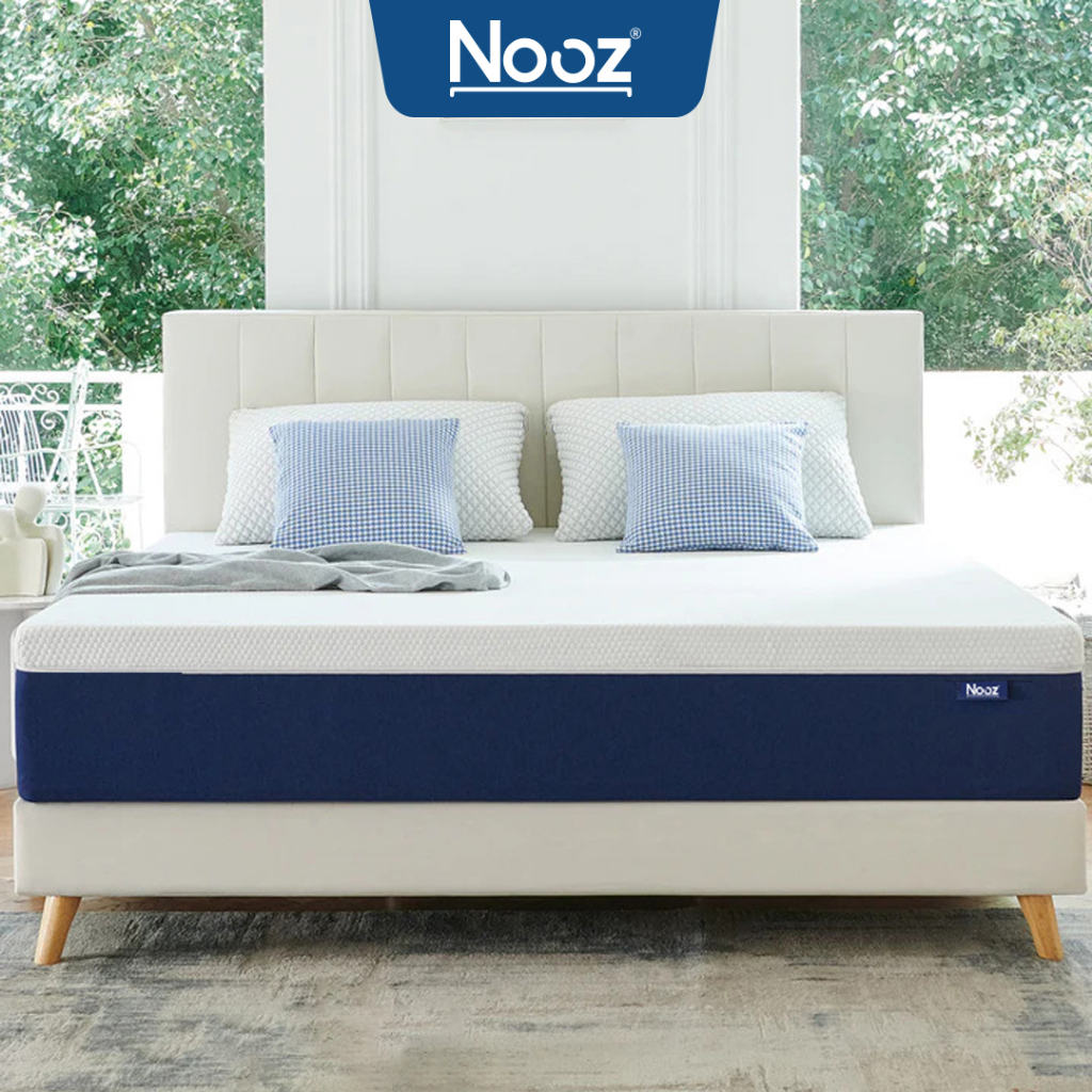 Nệm Foam Comfy NOOZ Home Goods Mattress Tiêu Chuẩn CertiPUR-US Ruột Đệm Cao Su Non Hỗ Trợ Nâng Đỡ Vỏ Đệm Tencel