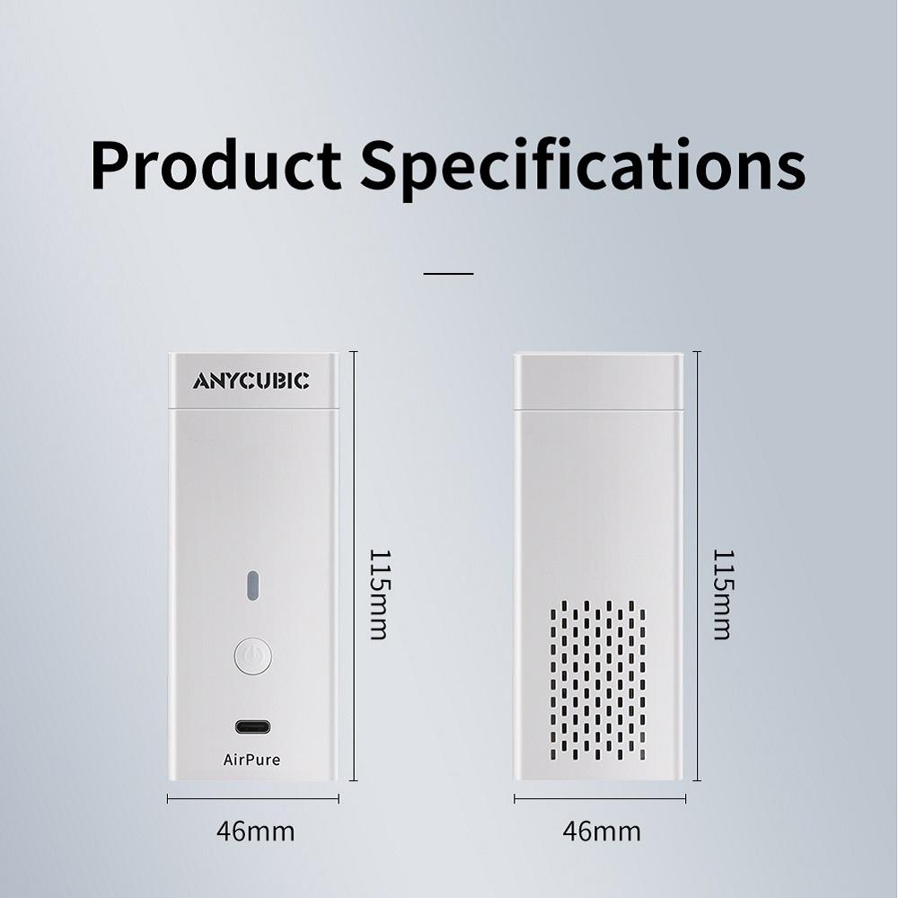 Máy in 3D Anycubic Parts Air Purifier 2 PCS/Lô 3D Máy in Phụ kiện cho photon Series Photon M3 Plus Máy in 3D LCD
