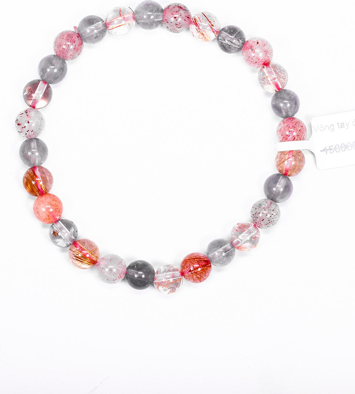 Vòng tay đá Super Seven size hạt 7mm - Ngọc Quý Gemstones