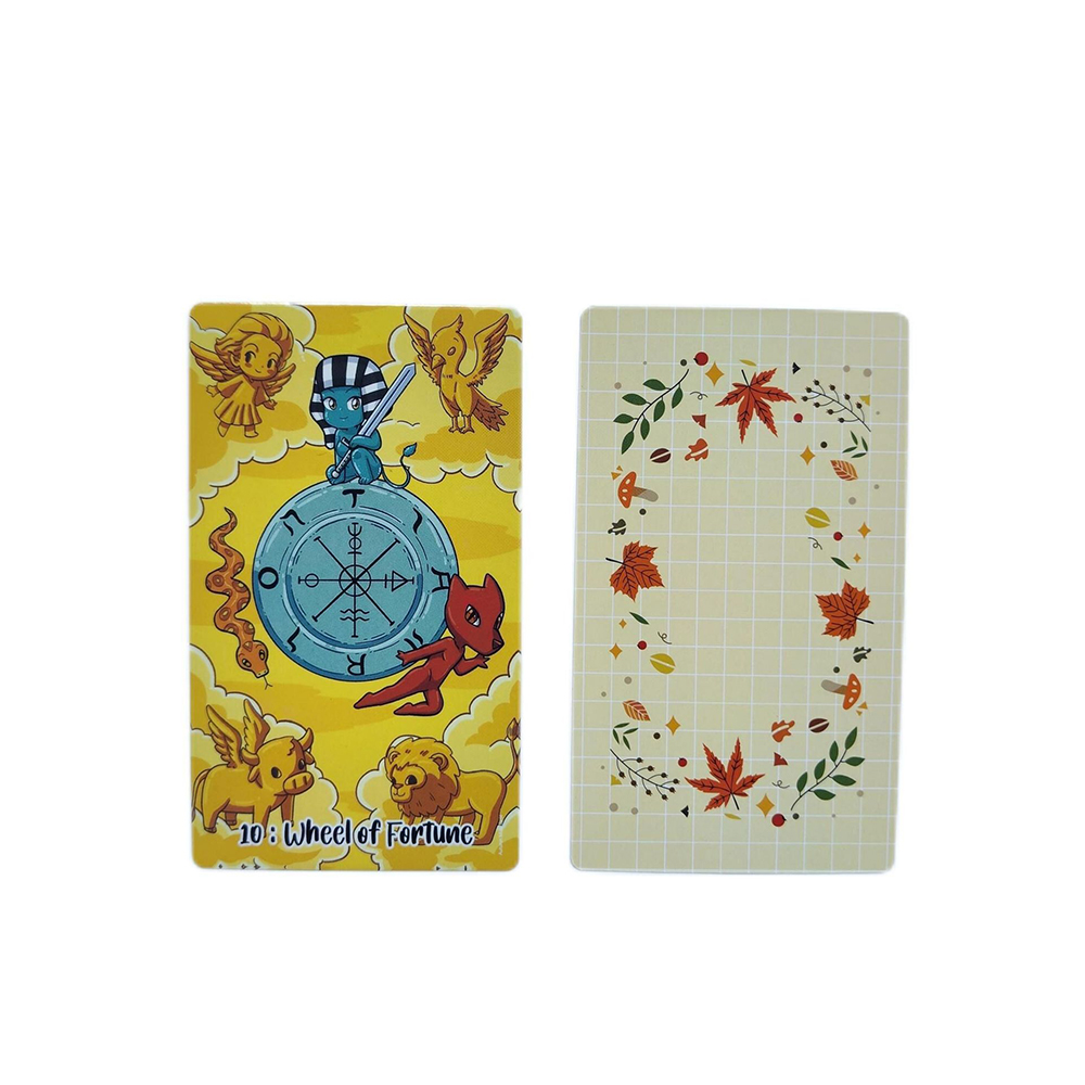 [Size Gốc] Bộ Bài Autumn Miss Tarot 79 Lá Bài 7x12 Cm Đá Thanh Tẩy