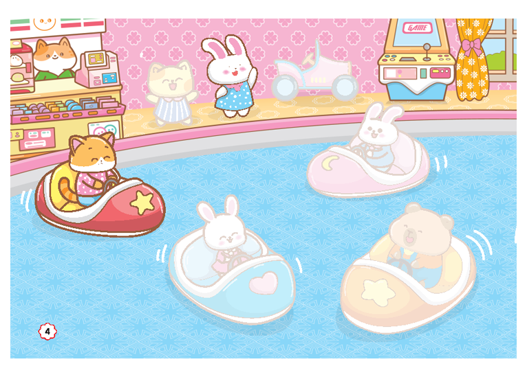 Sách Dán Hình - Capy Và Công Viên Giải Trí (Tặng Kèm 2 Phòng Sticker 3D)