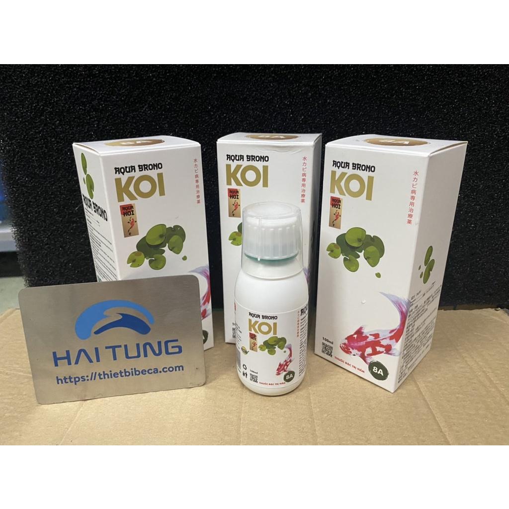 Chế phẩm số 8A - phòng và đặc trị nấm cá koi AQUA BRONO sản phẩm của AquaKoi lọ 100ml