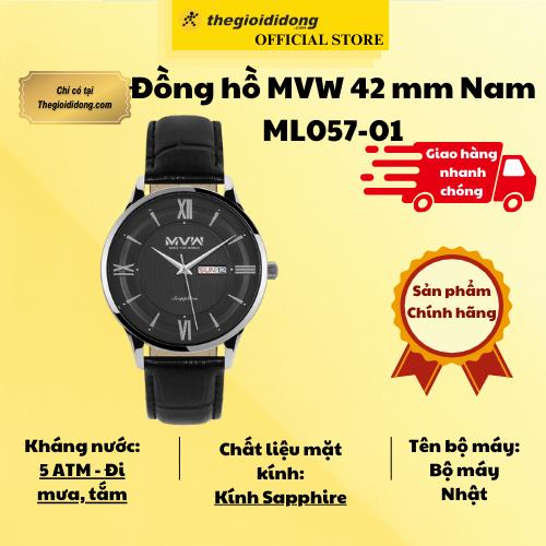 Đồng hồ MVW 42 mm Nam ML057-01 - Hàng Chính Hãng