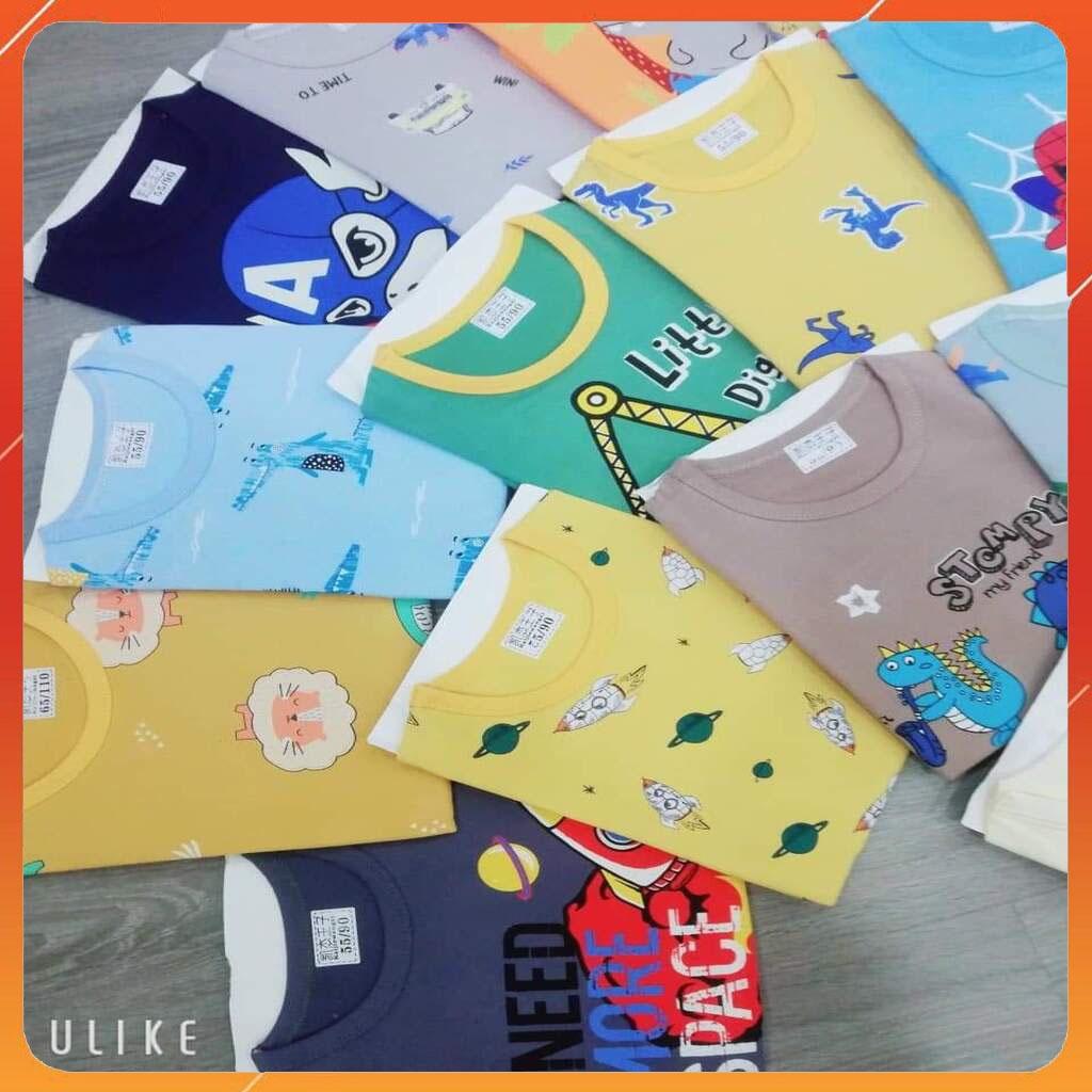 Bộ quần áo trẻ em dài tay cho bé Binbon kids, đồ bộ bé trai Hàn Quốc cho bé chất cotton từ 8-24kg