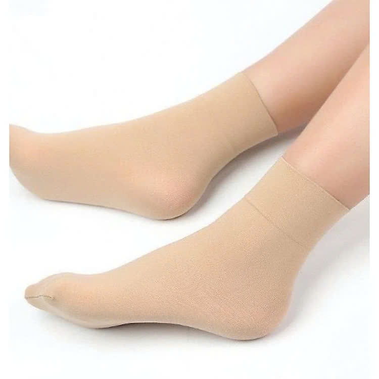 Đôi Vớ Nữ Trung Màu Da Chống Nắng Zappy Đôi Cổ Cao, Tất Nữ Thời Trang VN01 Dễ Thương Dai Free Size Chuẩn Chân