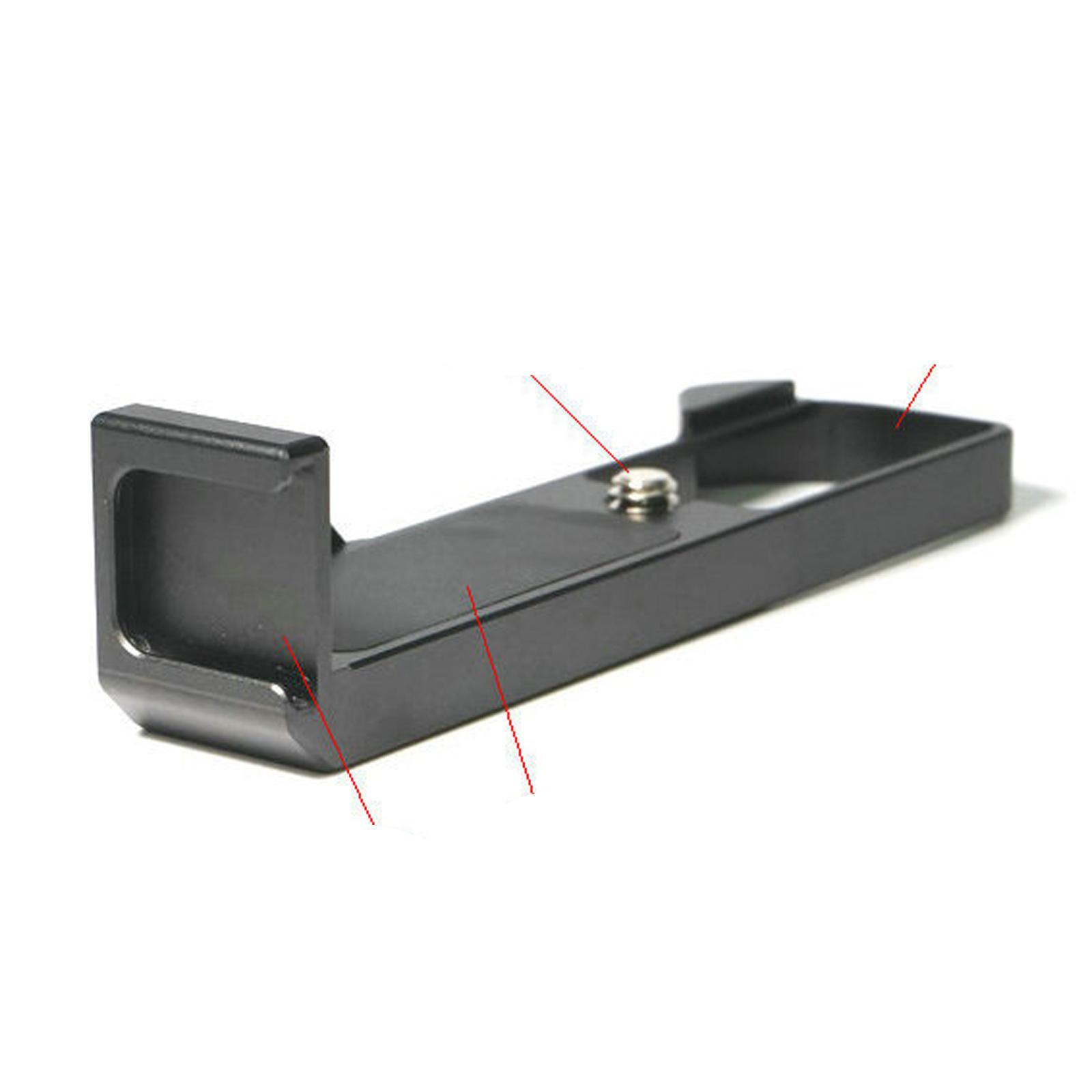 Camera L Bracket, L Plate Cold Shoe Side Mount Accessories ,1/4" Threads Microphone Cold Shoe Bracket for G7x Tripod ,Stable, Professional