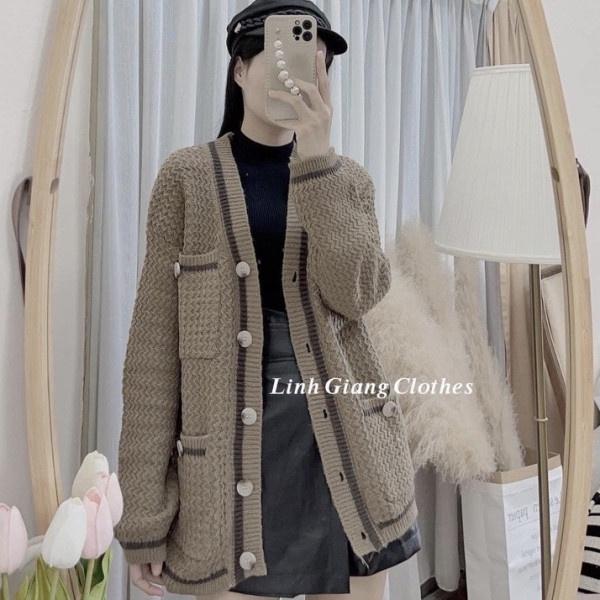 Áo cardigan len nữ ️️ kiểu dáng Hàn Quốc trẻ trung năng động. dễ phối đồ