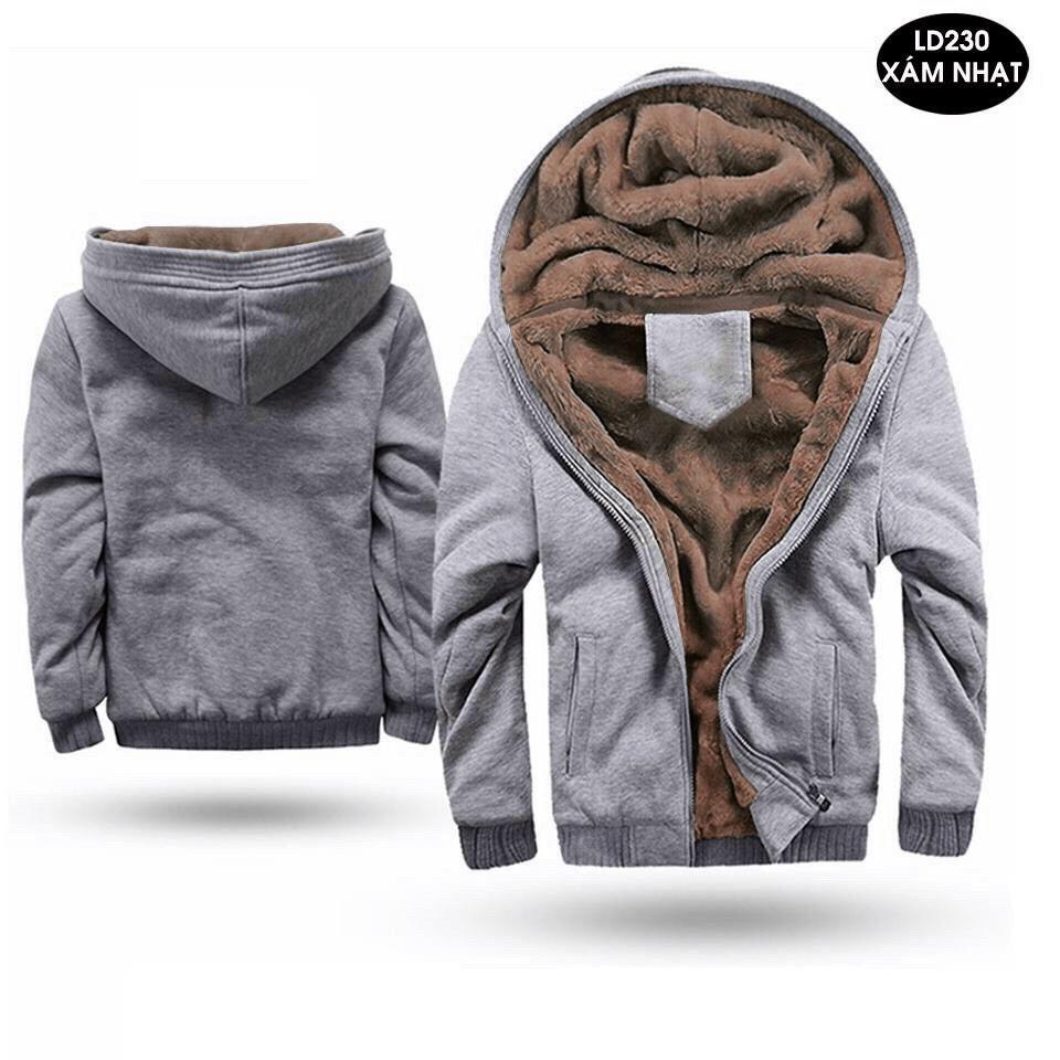 ÁO KHOÁC NỈ NAM LÓT LÔNG THỜI TRANG CỰC ẤM ÁP TRONG MÙA ĐÔNG KB FASHION