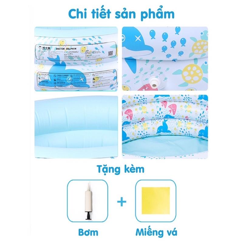 Bể bơi Dolphin chính hãng (bể bơi cho bé Doctor dolphin )