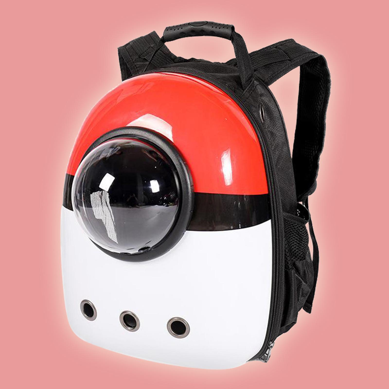 Pet Carrier Parrot Bird Dogs Cat Travel Bag Space Capsule Backpack Black