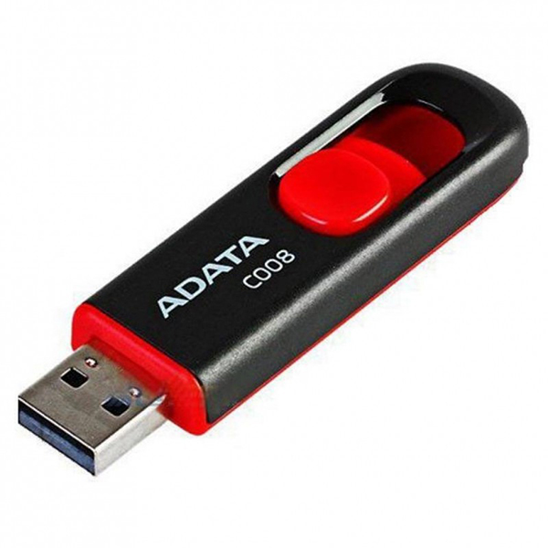 USB Adata C008 16G 2.0 trắng-xanh-Hàng chính hãng