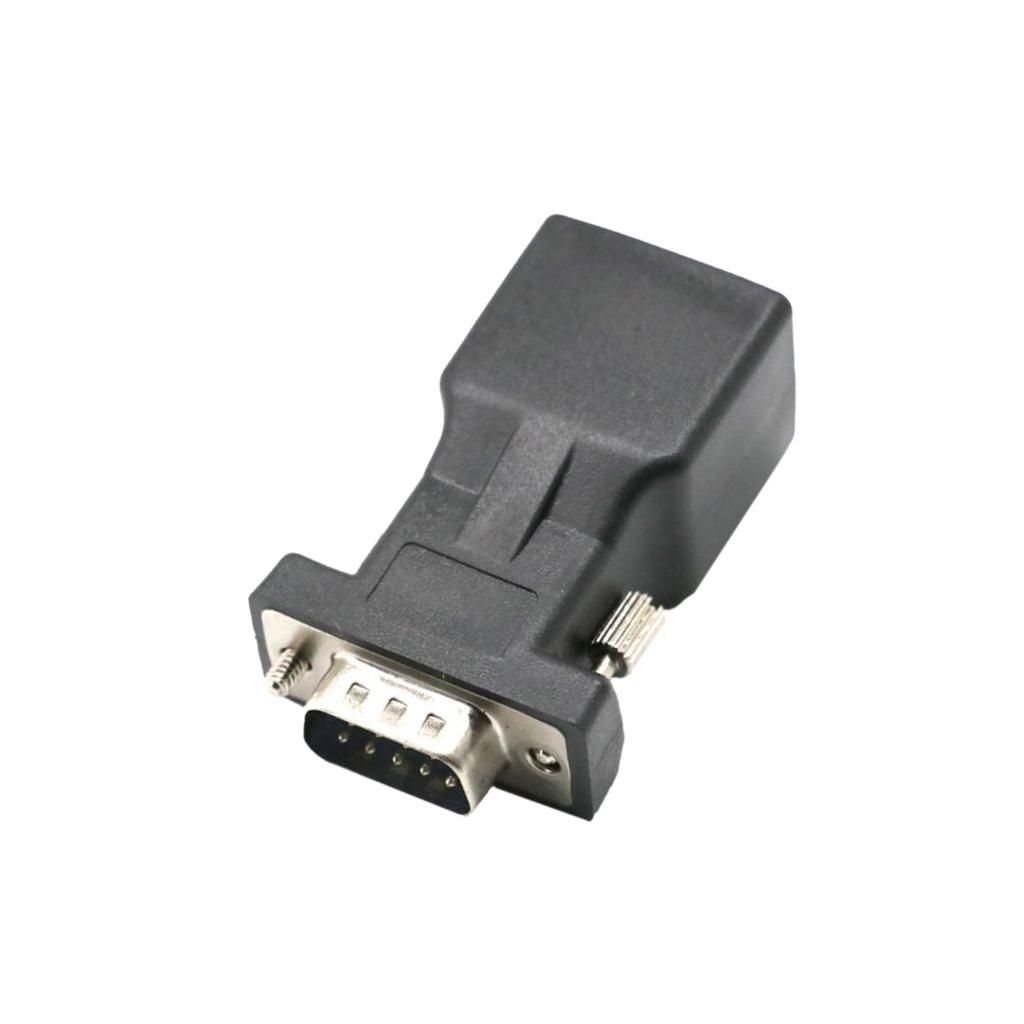 To RS232, DB9 9-Pin Serial Port Male To  Female /6 Ethernet