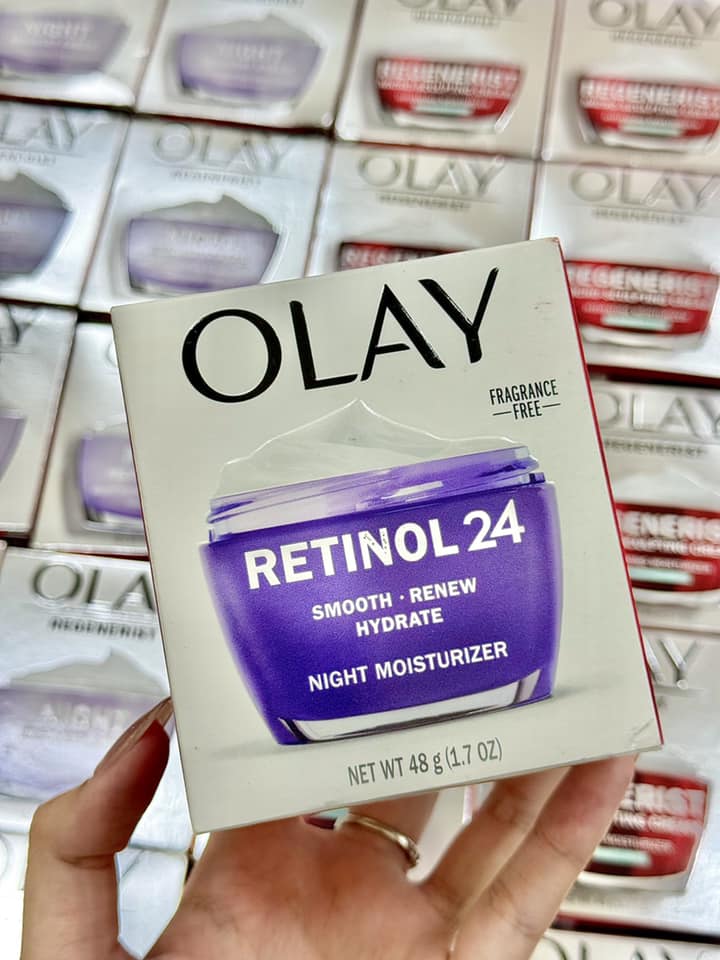 Kem Dưỡng Olay Retinol 24 Night Facial Moisturizer 48ml - bản mỹ mới