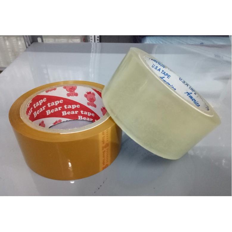 Băng Keo Trong , Đục 5cm 200Yard - 6 Cuộn / Cây