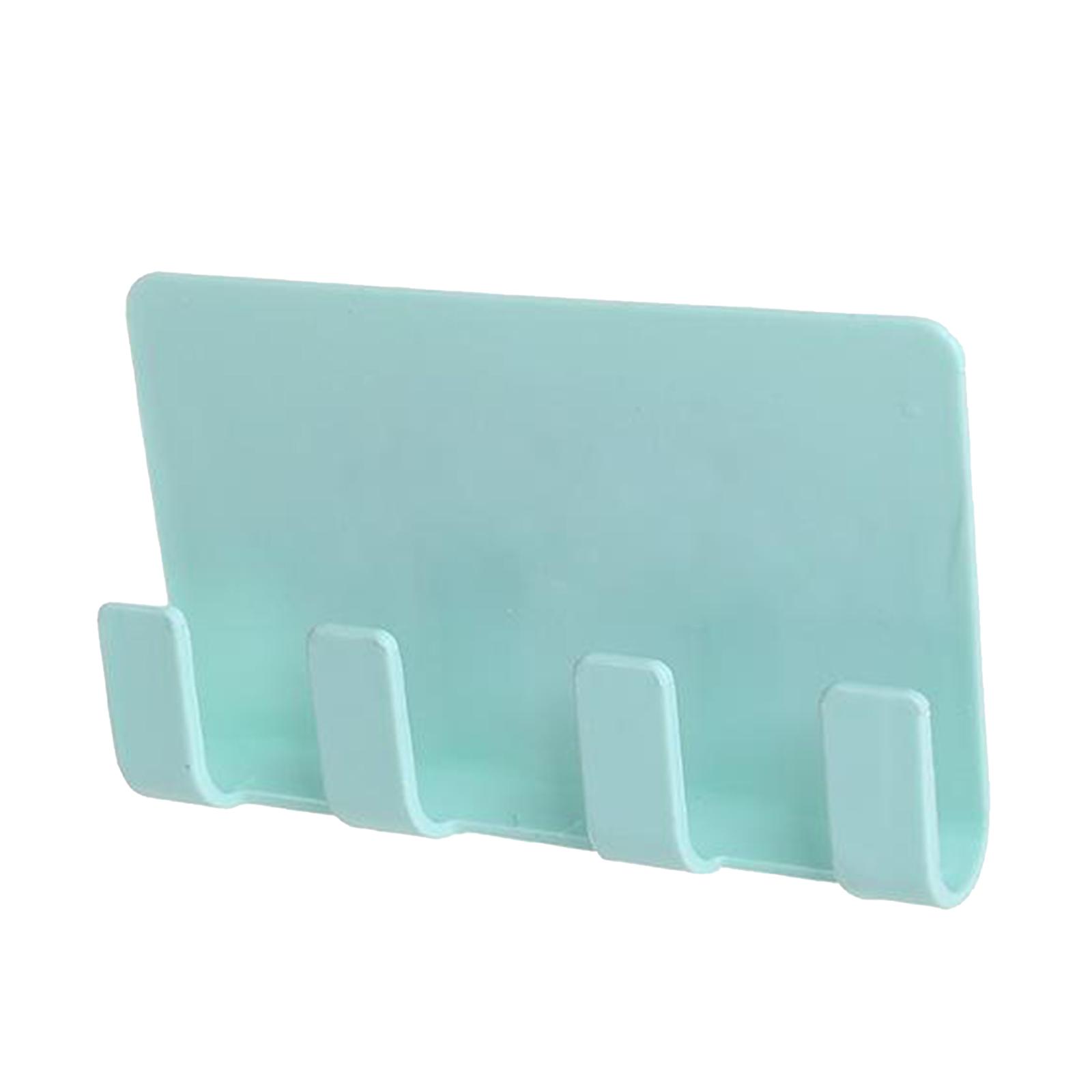 Cell Phone Charging Bracket Mobile Phone Holder Keys Hats Storage Hook White