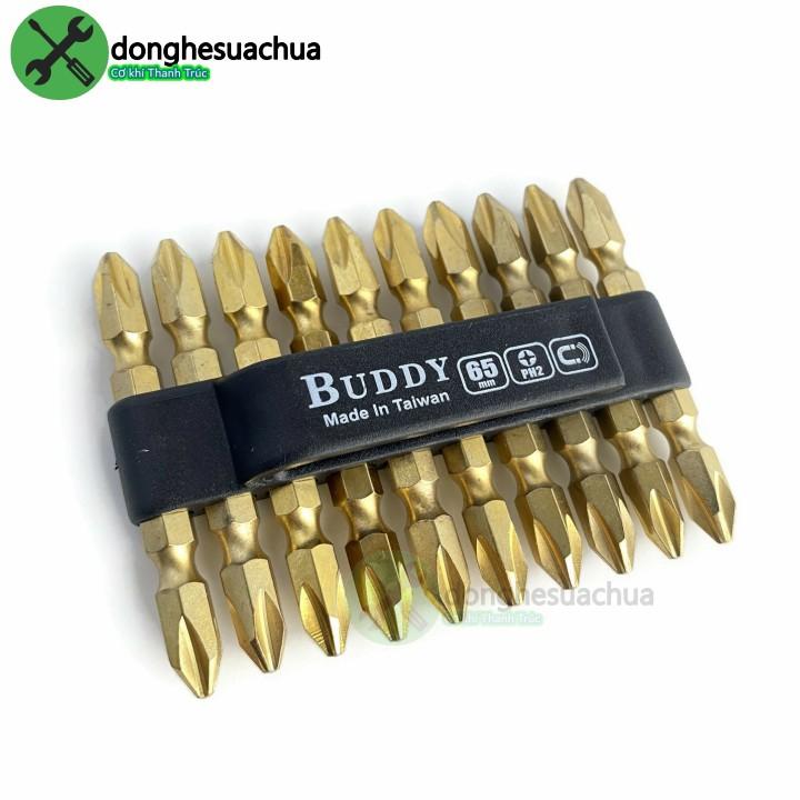 Mũi bắn vít hai đầu bake PH2 Buddy BA0018-65 dài 65mm