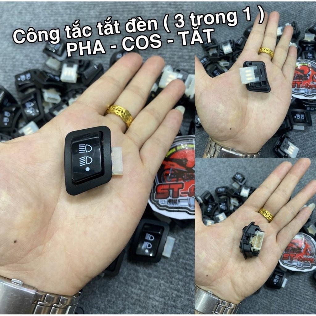 Công tắc tắt đèn , passing xe máy đời mới loại dày đẹp chân đồng hàng cao cấp