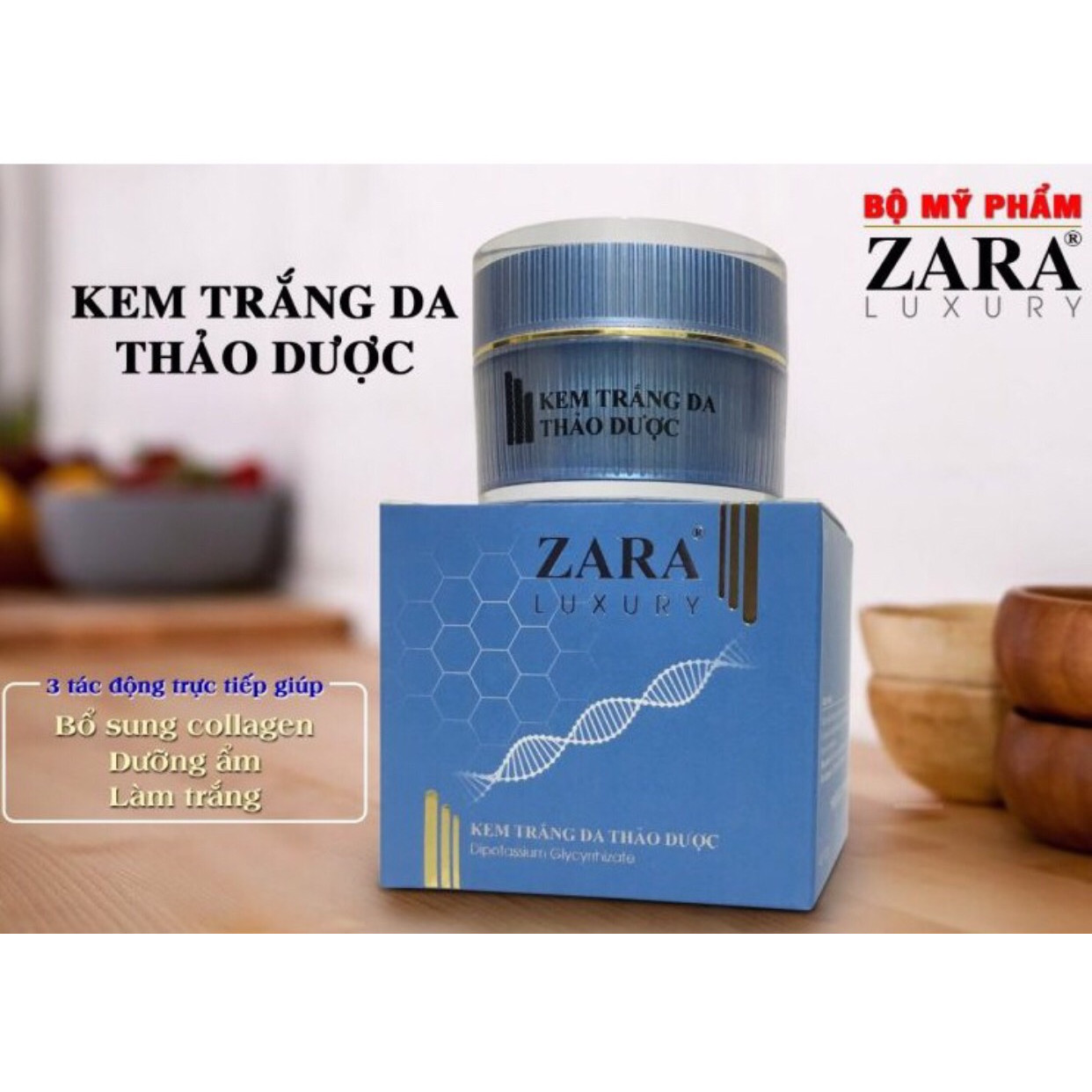 Kem Trắng Da Thảo Dược Luxury Zara (20g)