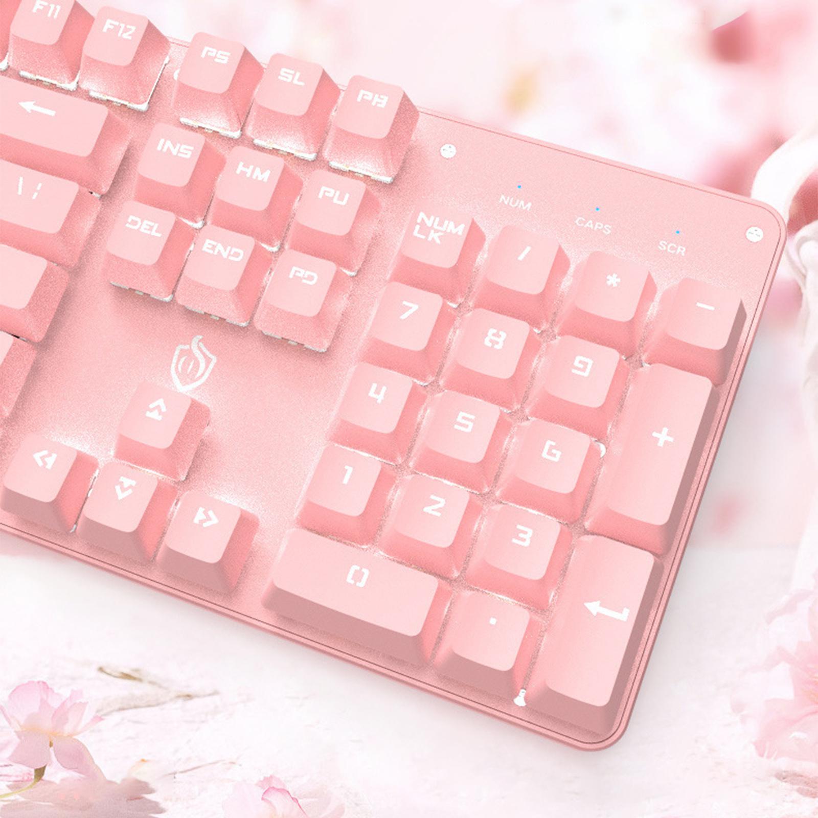 Professional 104 Keys Keyboard, LED Gaming Keyboards Backlit Gaming Keyboard for PC Computer Gamer