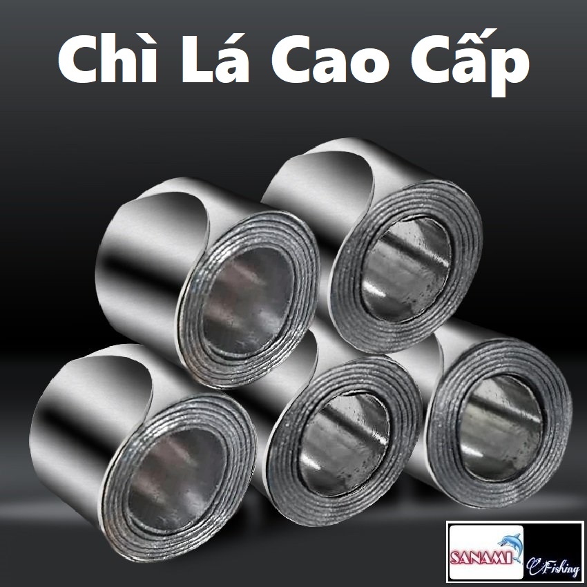 Tặng 1 Thanh Chì Lá Câu Đài Cao Cấp Chuyên Câu Buộc Trục Câu Đơn, Câu Đài - Sanami Fishing