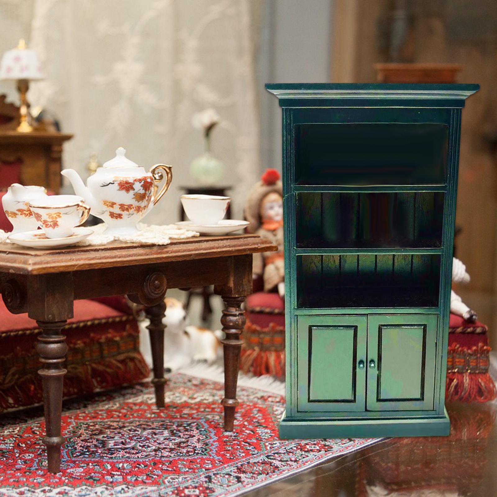 1/12 Miniature Furniture Decoration Wooden Ornament Gifts Furnishings for Dollhouse Bedroom