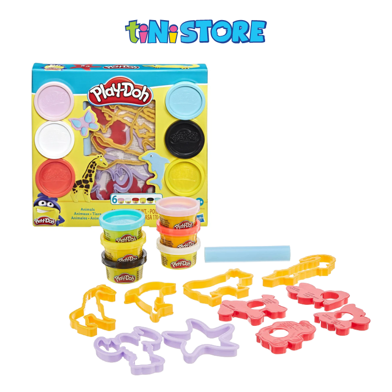 Bộ đồ chơi đất nặn kèm khuôn hình động vật Play-Doh