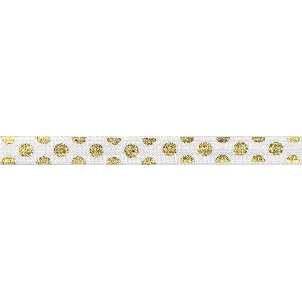 Ruy băng Bristlegrass Co Giãn Họa Tiết Chấm Bi 5 / 8 "15Mm