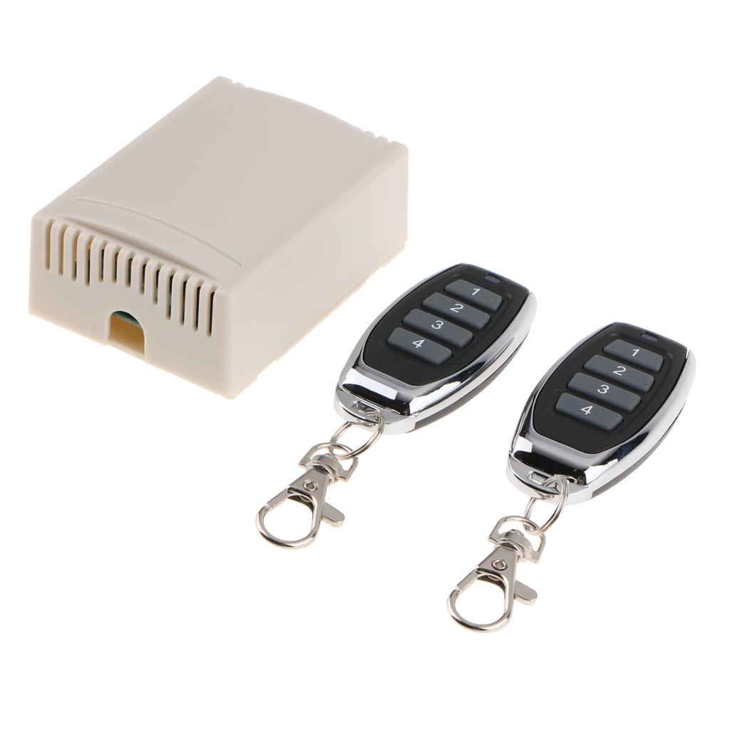 Bộ Thu Phát Không Dây Điều Khiển Từ Xa RF 12 V DC 433 Mhz 4CH