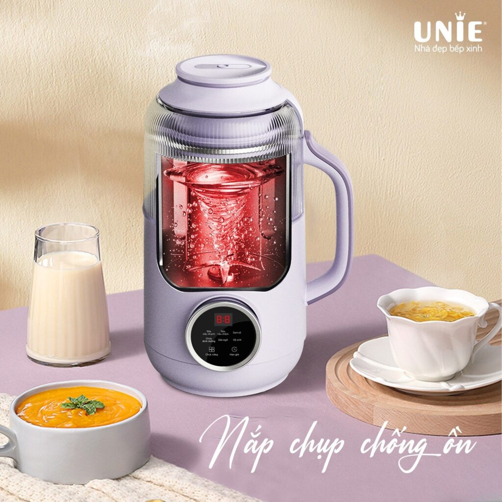 Máy Làm Sữa Hạt Đa Năng Unie UMB09 Nâng Cấp Toàn Diện UMB08, 6 chức năng, Hàng chính hãng (Kèm Quà Tặng)