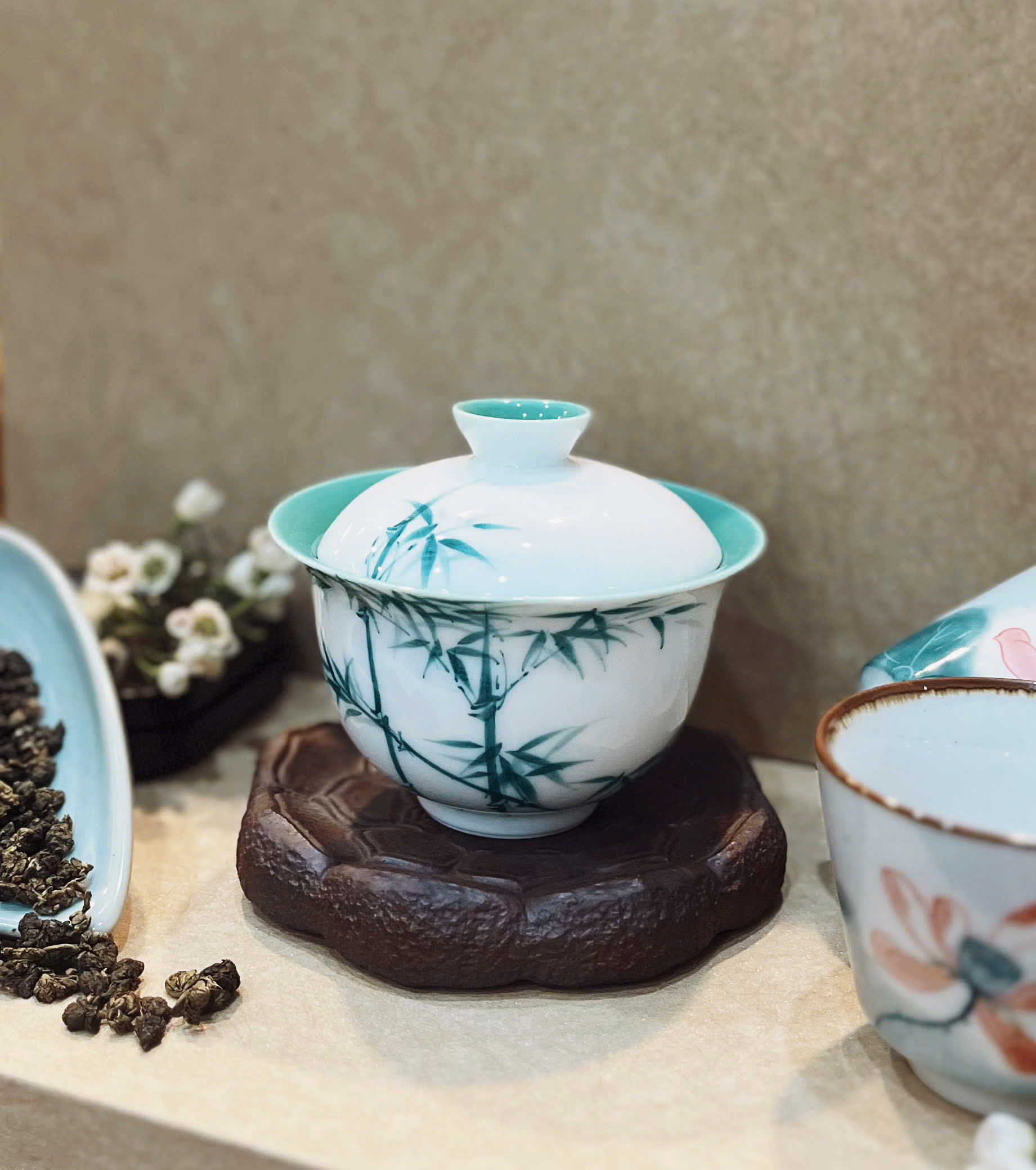 CHÉN KHẢI SỨ VẼ TAY THANH TRÚC - DUNG TÍCH 150ML