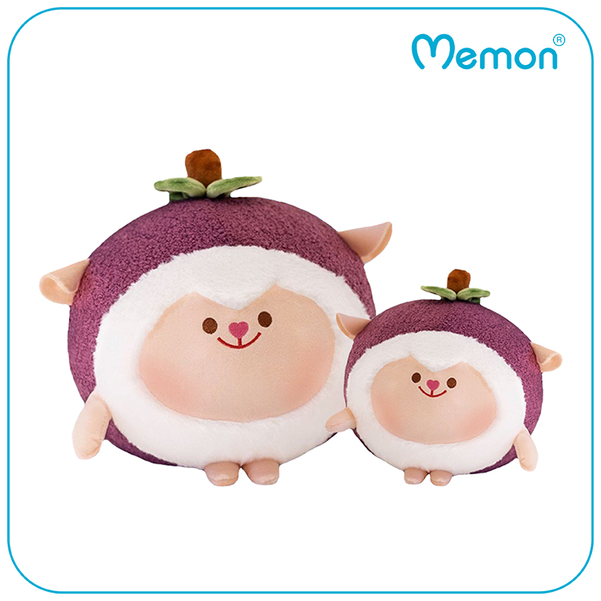 Gấu Bông Cừu Măng Cụt 25cm -33cm Cao Cấp Memon, Cừu Bông Cute