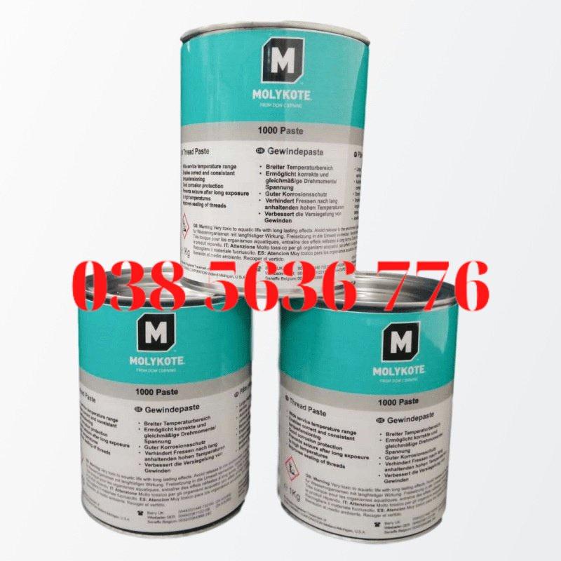 Dow Corning Molykote 1000 Paste, Dầu Mỡ Bôi Trơn Chịu Nhiệt Độ Cao Chất, Chống Kẹt